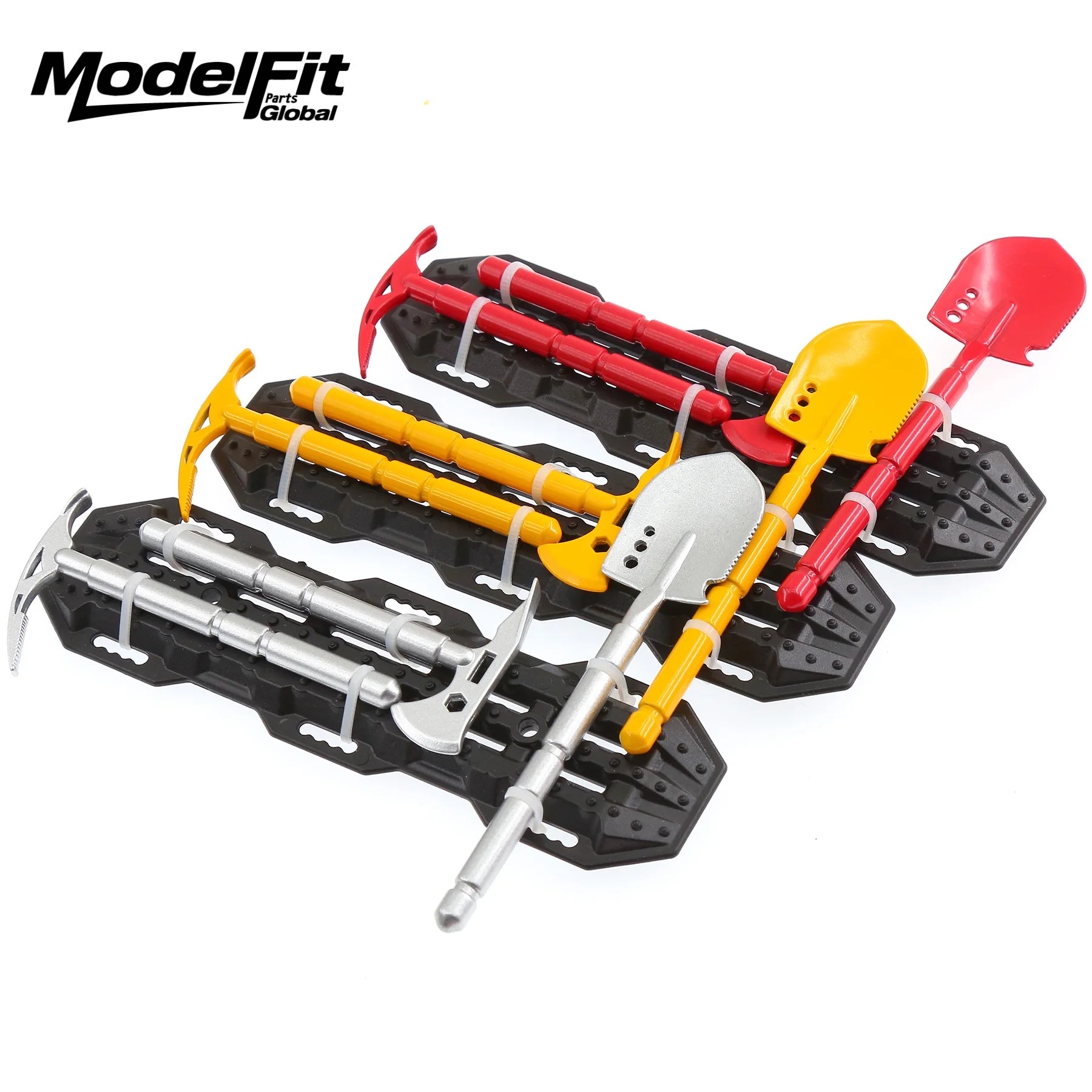 Rc Crawler 4X4 - ชุดอุปกรณ์ตกแต่งแบบจำลอง จอบ ขวาน จอบตีดิน พร้อมแผ่นกันลื่น สำหรับรถบังคับวิทยุขนาด