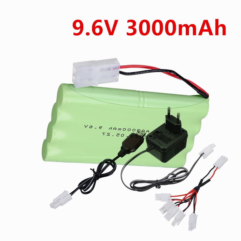 Rc Hobby Models - แบตเตอรี่ NiMH 9.6V 3000mah หรือเครื่องชาร์จ 9.6V