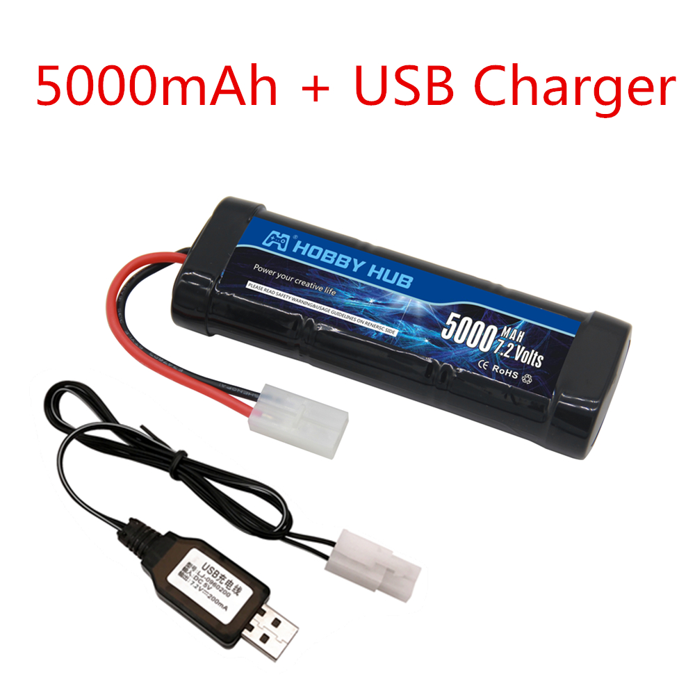 แบตเตอรี่ใหม่ 7.2V 5000/6800mA - Rc Hobby Truck บทวิจารณ์และราคา