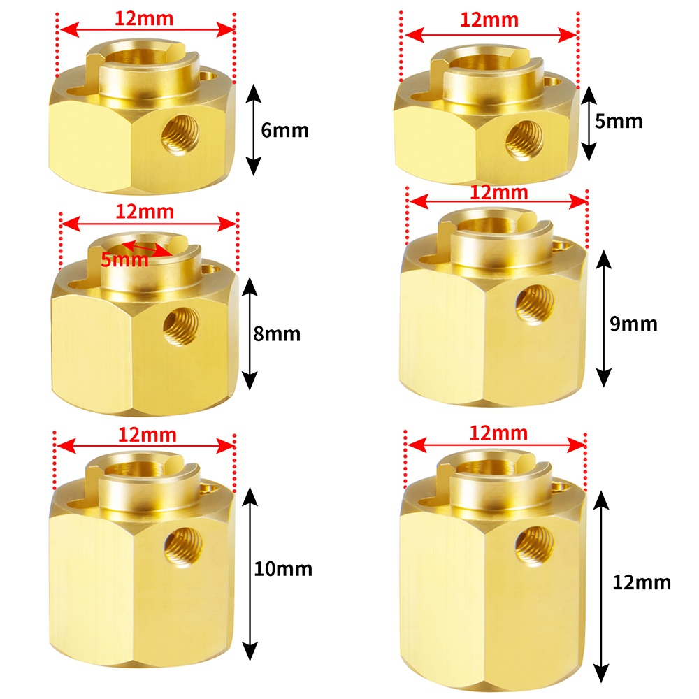 AXSPEED 4 ชิ้น 5/6/8/9/10/12 ม - Wheel Hex Adapter บทวิจารณ์และราคา