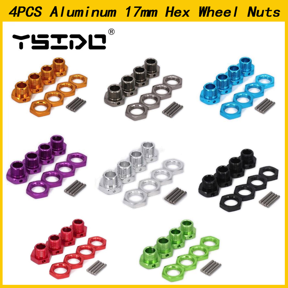 4PCS YSIDO อลูมิเนียม 17mm Hex - Wheel Hex Adapter บทวิจารณ์และราคา