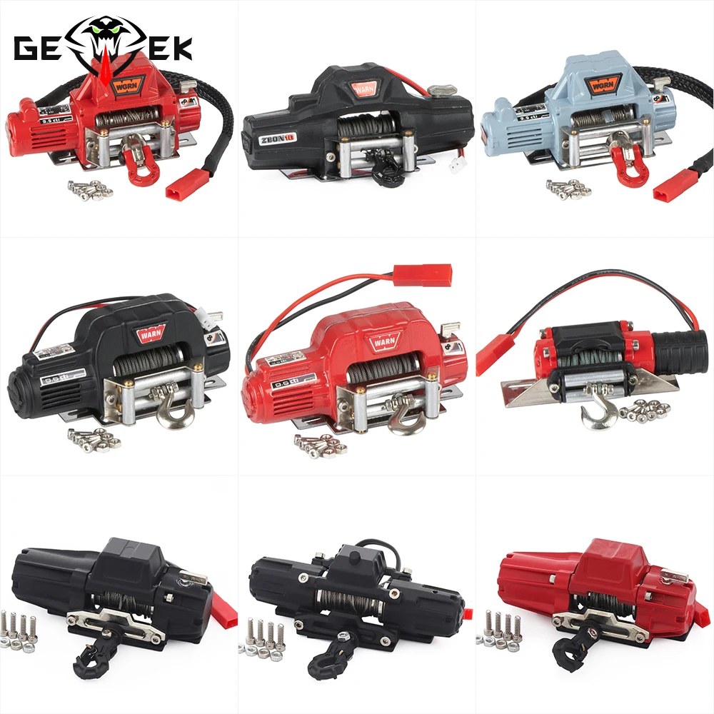 ขนาดโลหะ Winch และรีโมทคอนโทรล - Rc Crawler 4X4 บทวิจารณ์และราคา