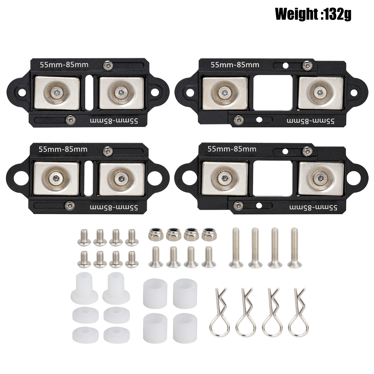 4PCS 55-85 มม.แม่เหล็กโพสต์ที่ - Body Shell Rc บทวิจารณ์และราคา