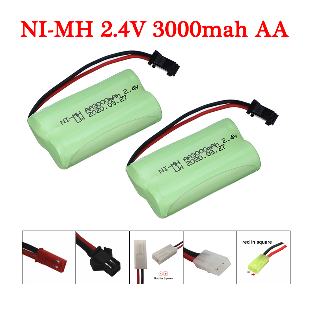ก้อนแบตเตอรี่ NiMH AA 2.4V 300 - Rc Hobby Truck บทวิจารณ์และราคา