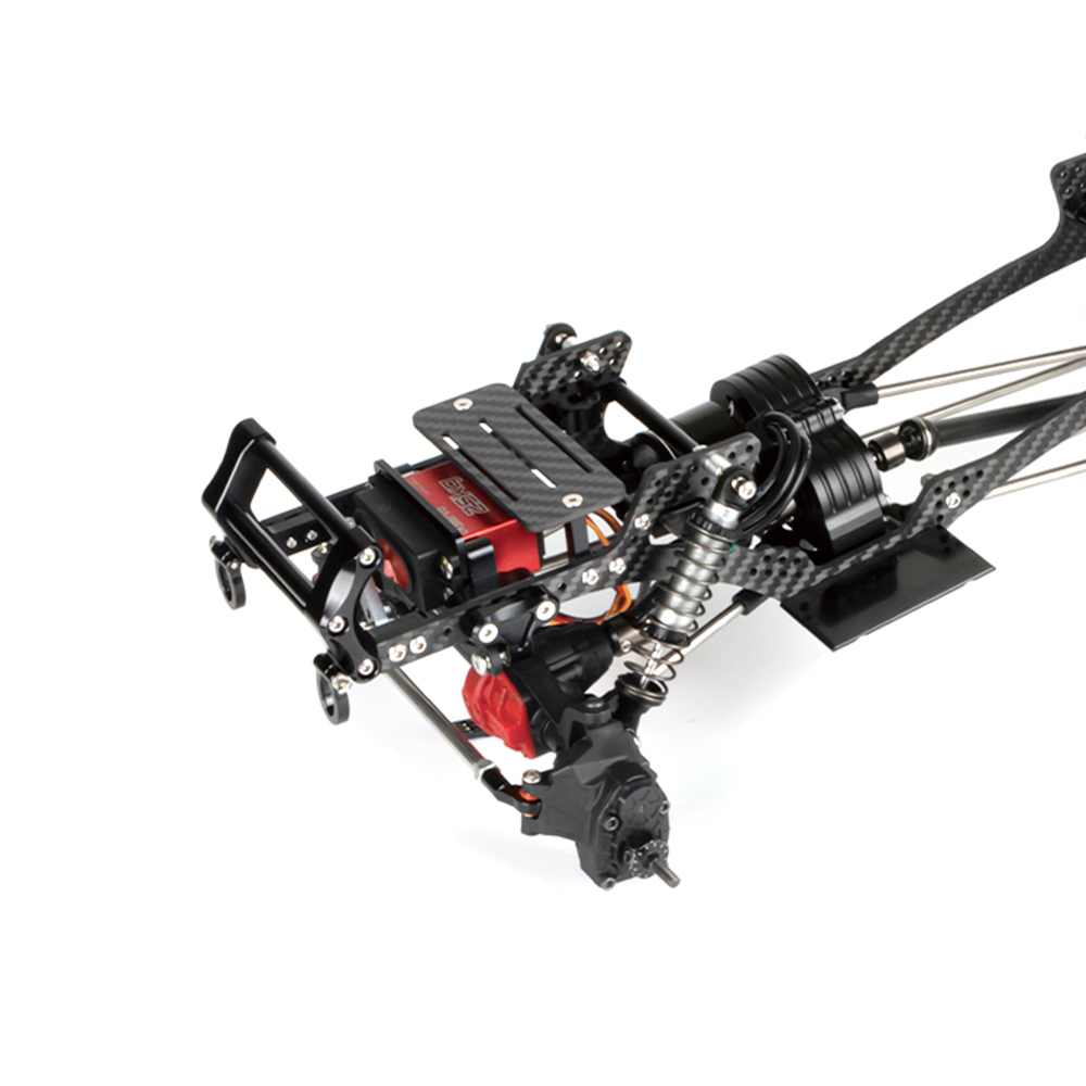 คาร์บอนไฟเบอร์ LCG แชสซีชุดกรอ - Rc Crawler 4X4 บทวิจารณ์และราคา