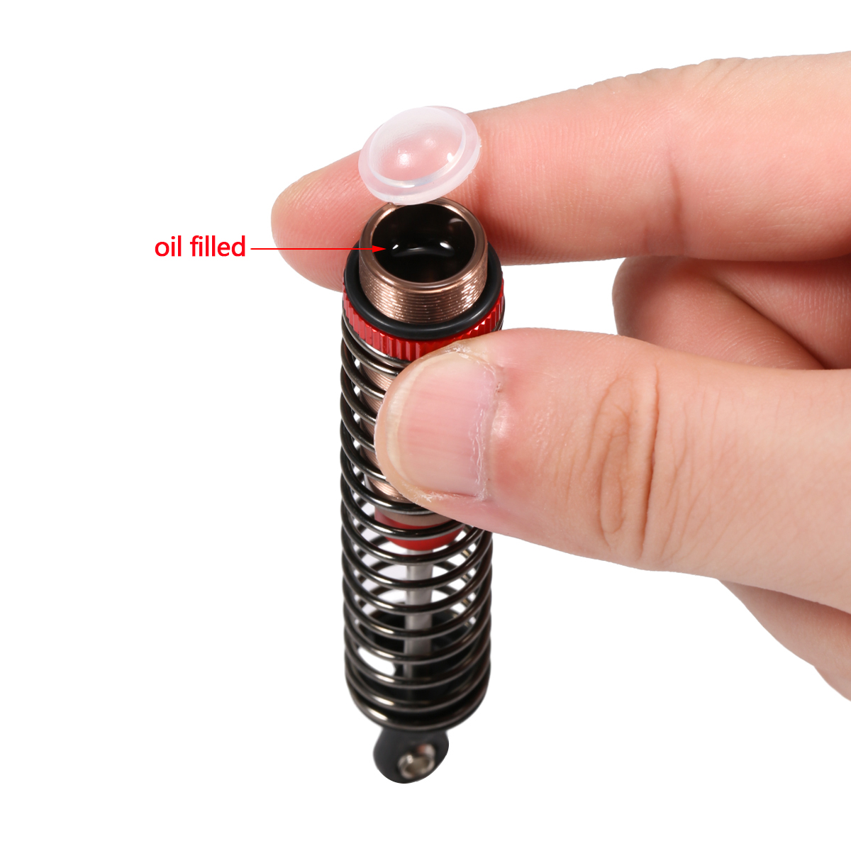 4Pcs ปรับเติมน้ํามัน Shocks 52 - Rc Crawler 4X4 บทวิจารณ์และราคา