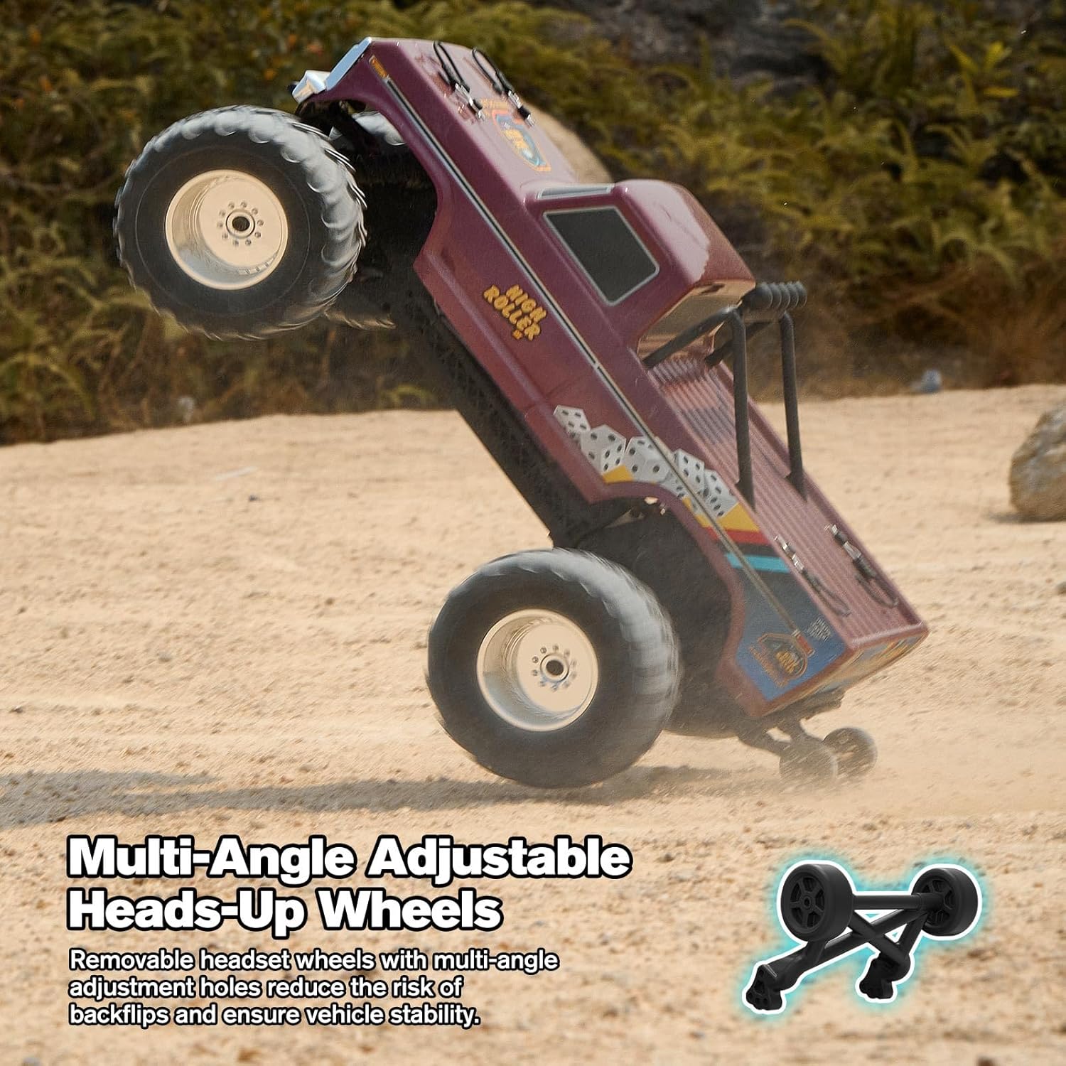 รถบรรทุกฟอร์ด F-100 RC ขนาด 1/ - Rc Hobby Grade Monster Truck บทวิจารณ์และราคา