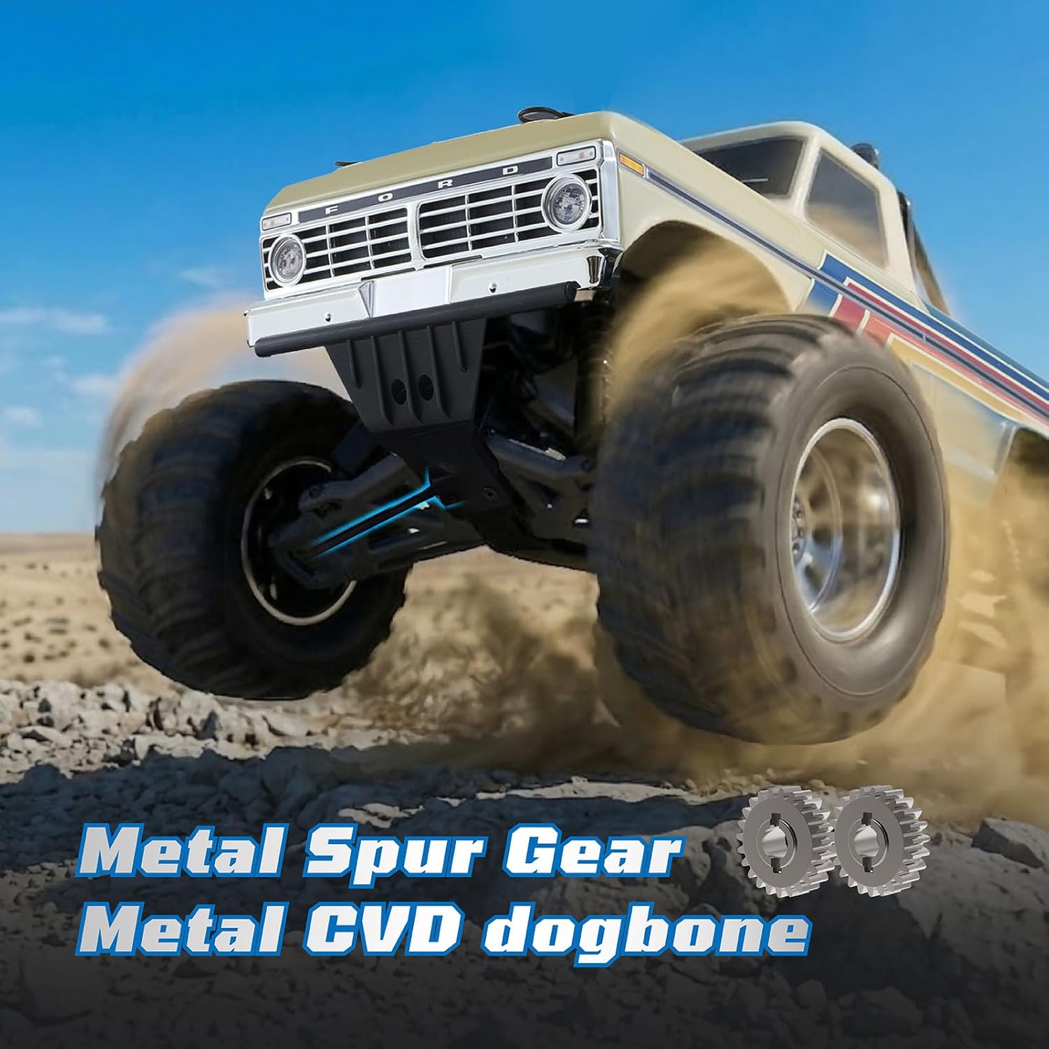รถบรรทุกมอนสเตอร์ฟอร์ด F-100 แ - Rc Hobby Grade Monster Truck บทวิจารณ์และราคา
