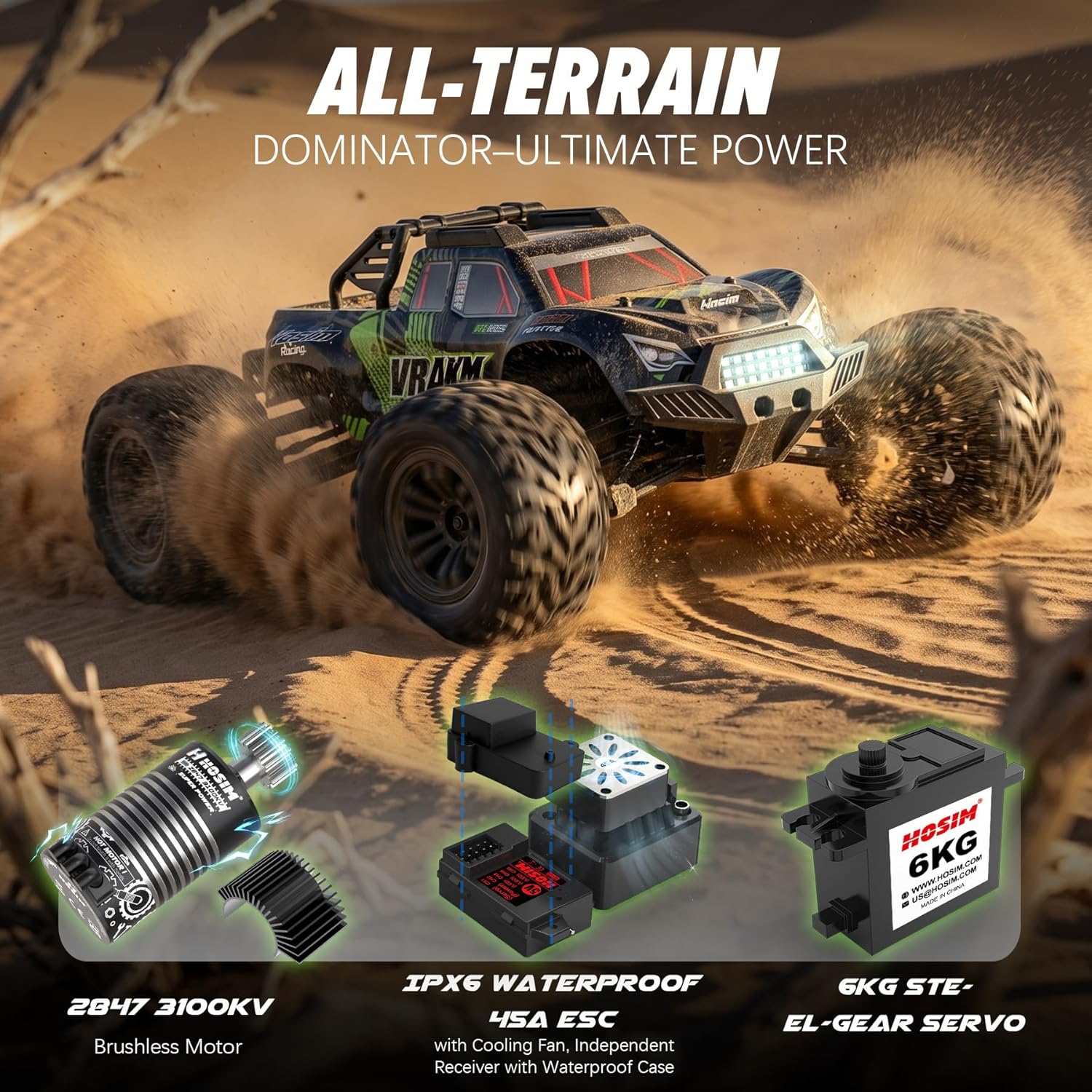 รถ RC แบบไม่มีแปรงถ่านสำหรับผู - Rc Hobby Grade Monster Truck บทวิจารณ์และราคา