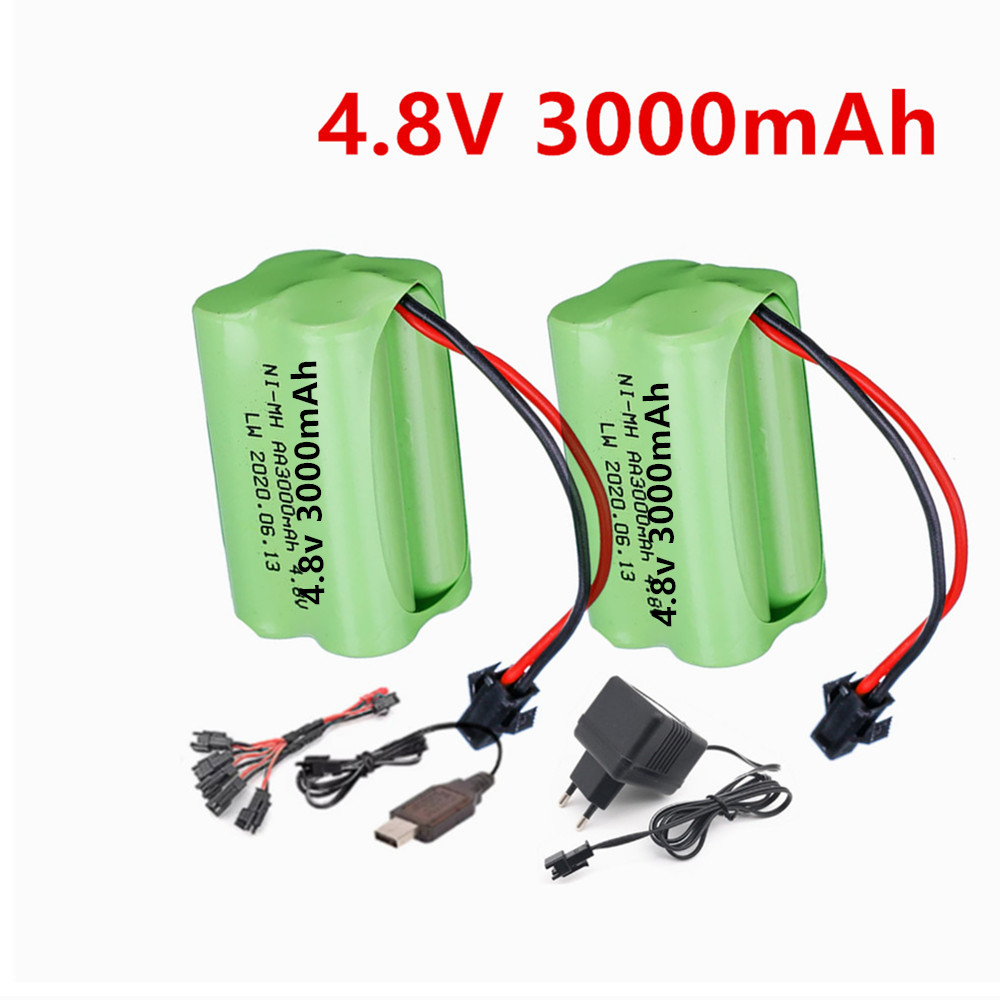 แบตเตอรี่แบบชาร์จได้ 4.8v 3000 - Rc Hobby Models บทวิจารณ์และราคา